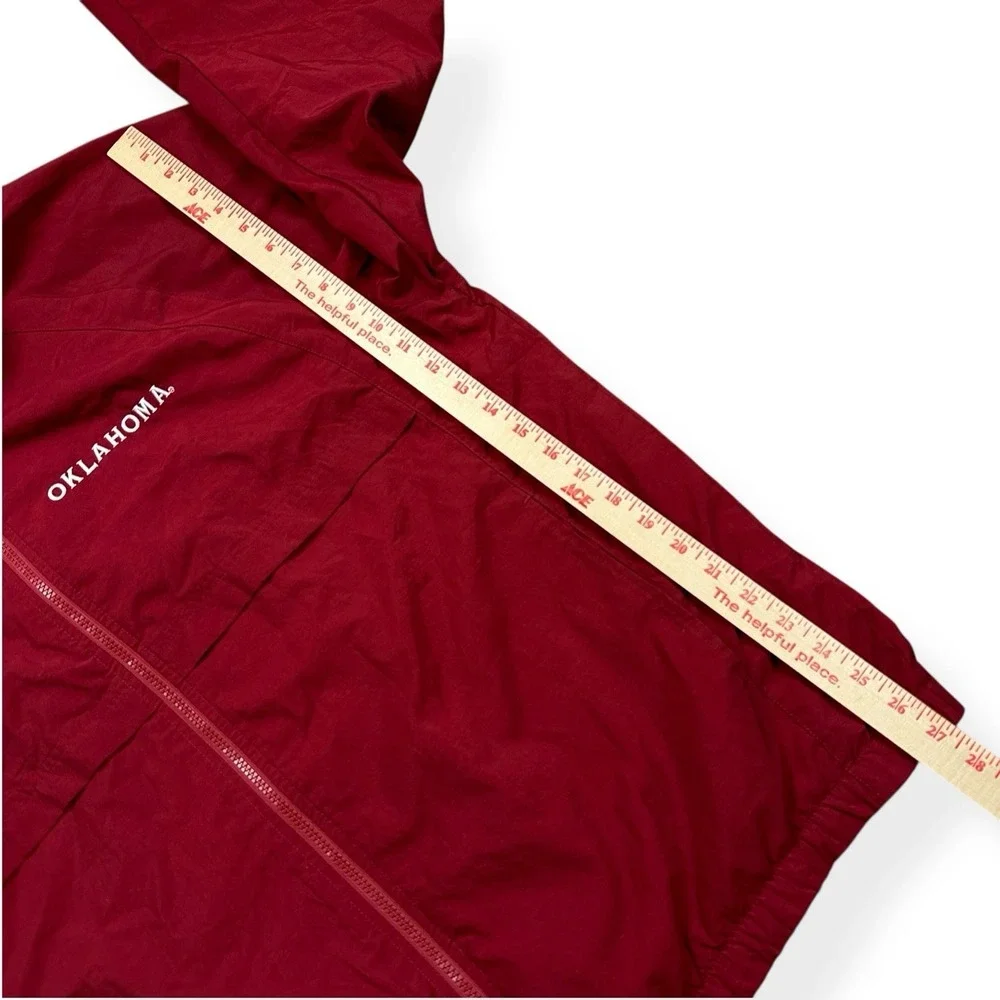 VTG Nike Windbreaker Jacket Men's Large Sooners University of Oklahoma Softshell